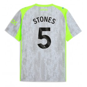 Herren Fußballbekleidung Manchester City John Stones #5 3rd Trikot 2025-26 Kurzarm